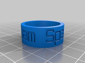 we love new spamspam wonderful but spam special rings customized irony 3d print model - Mito3D