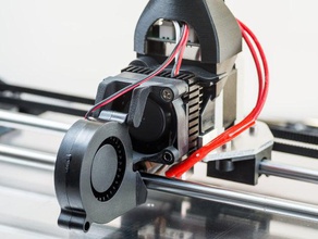 fan mount rigidbot 3d printer parts blower cooling 3d print model - Mito3D