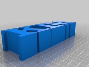 kim andere angepasst 3d print model - Mito3D