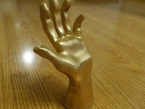 aztec goldene hand Skulpturen 3d print model - Mito3D