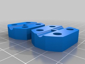 meine angepasste parametrische Wellenkupplung 3d Drucker Teile 3d print model - Mito3D
