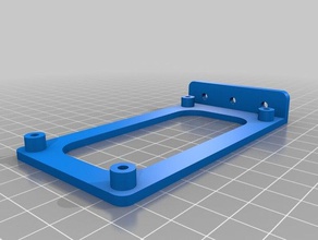 azteeg x5 mini kossel mounting bracket 3d printer parts azteegx5 3d print model - Mito3D
