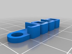 jojo keychain organization customized 3d print model - Mito3D