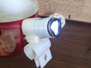 bike light reasonably universal somewhat modular other clamp sketchup useful 3d print model - Mito3D