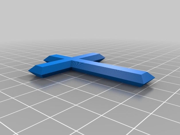 my customized stepped cross math art 3D print model - Mito3D