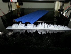 doha skyline buildings structures arabic 3d print model - Mito3D