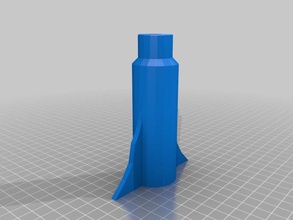 foguete veículos bottle rocket creo fogo-de-artifício 3d print model - Mito3D