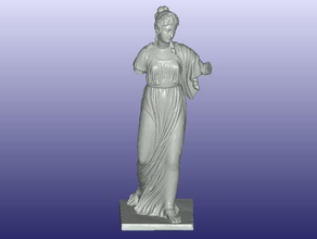 agrippina scultura, statua romana di scansione 3d le scansioni repliche artec meshmixer 3d print model - Mito3D