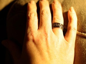 jpavey projetos anel anéis personalizado wearable 3d print model - Mito3D