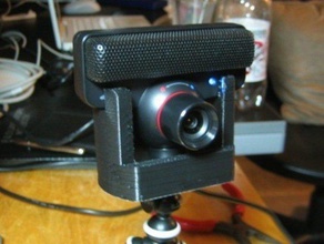 tripod mount ps3 eye camera webcam 3d openscad scanner 3d print model - Mito3D