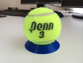 palla da tennis stand sport all'aperto 3d print model - Mito3D