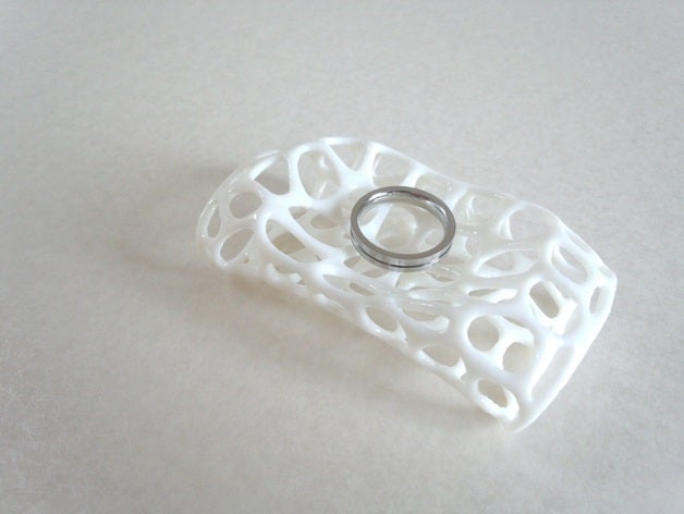 smart-base -tubeo 01f volonoi- Haushalt versorgt - Zubehör ring stand Fach Uhr tragbar 3D print model - Mito3D