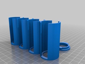 mon paramétrique personnalisé pièce de stockage des tubes la pac organisation 3d print model - Mito3D