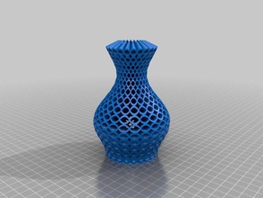 funky vazo kavanoz yarı holding heykeller 3d print model - Mito3D