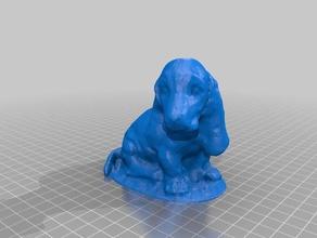 puppy dog scans replicas 123d catch autodesk 3d print model - Mito3D