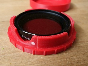 resistente lente de filtro caso la cámara fotografía 3d print model - Mito3D