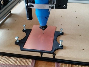 shapeoko pcp titular de la máquina herramientas cnc pcb perforación 3d print model - Mito3D