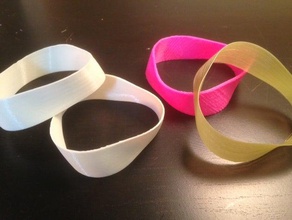 customizable tri function bracelet bracelets 3dhubs cosine customizer jewelry math trig trigonometry 3d print model - Mito3D
