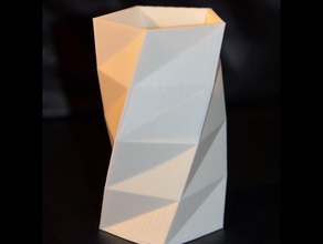 parfait low poly prêt 2 imprimer vase les conteneurs pot de fleurs lowpoly 3d print model - Mito3D