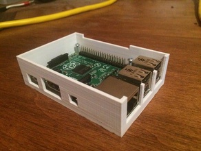 raspberry pi b+ case electronics b 3d print model - Mito3D