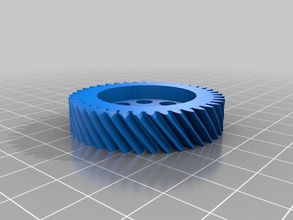 thick gear hobby customized 3d print model - Mito3D