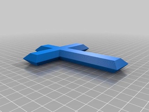 meine angepasste trat überqueren math Kunst 3d print model - Mito3D