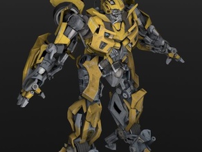 transformador iv bumblebee modelos 3d la robótica figura de acción los robots 3d print model - Mito3D