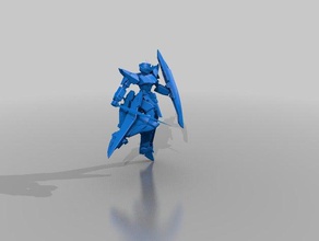 auberon Roboter Kriegsmaschine in der Robotik action-Figur 3d print model - Mito3D
