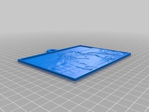 liz lithopane 2d a arte personalizado 3d print model - Mito3D