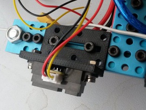 afilado de infrarrojos sensor distancia montaje makeblock la robótica openscad 3d print model - Mito3D