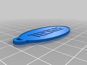 tecrob chaveiro chaveiros personalizado 3d print model - Mito3D