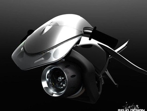 replicator2 future vehicle vehicles brian acton motorcycle sampa turbine 3d print model - Mito3D