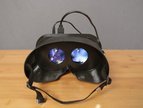 3d-gedruckte tragbaren video-Brille Spiele openvr vr-Brille 3d print model - Mito3D