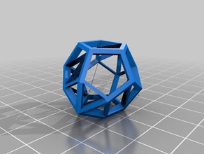 meine angepasste konvexe Polyeder 002 math Kunst 3d print model - Mito3D