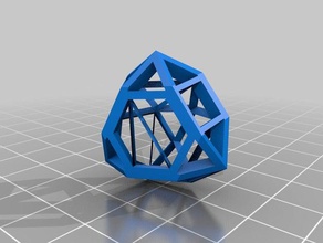 meine angepasste konvexe Polyeder 003 math Kunst 3d print model - Mito3D