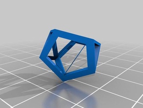 meine angepasste konvexe Polyeder 005 math Kunst 3d print model - Mito3D