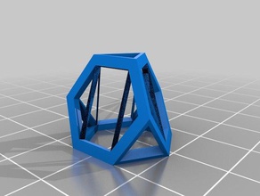 my customized convex polyhedra 008 math art 3d print model - Mito3D
