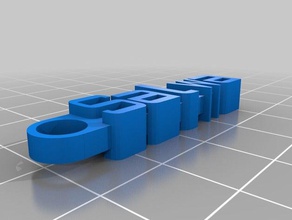 salwa keychain organization customized 3d print model - Mito3D
