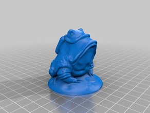 space frawg creatures frog toy 3d print model - Mito3D