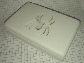 soap box spider lid bathroom 3d print model - Mito3D