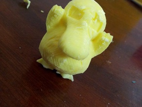 baja poli psyduck molde criaturas oogoo pokemon 3d print model - Mito3D