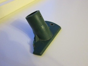 broomstick holder replacement parts broken broom handle damaged 3d print model - Mito3D