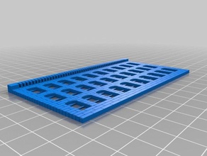 my customized 10x3 school side buildings structures 3d print model - Mito3D