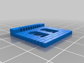 mi personalizados edificio 1x2 ganar de los edificios estructuras 3d print model - Mito3D