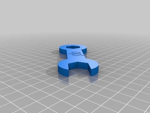 printrbot auto-Niveau-Sonde Schraubenschlüssel tools angepasst 3d print model - Mito3D