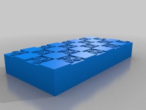 celtic chessboard box 3d print model - Mito3D