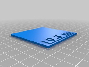 özelleştirilmiş parametrik kurbağa ekran benim tek birden fazla beş ayağa kalk 3d baskı testler 3d print model - Mito3D