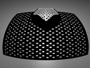 personalizzabile proiezione stereografica di funghi per la matematica art customizer 3d print model - Mito3D