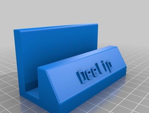 3ds card holder deelip art tools customized 3d print model - Mito3D