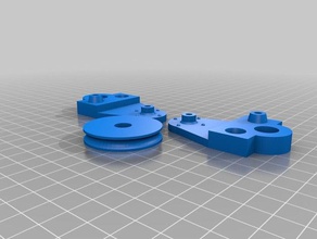 my customized pulley outdoor garden 3d print model - Mito3D